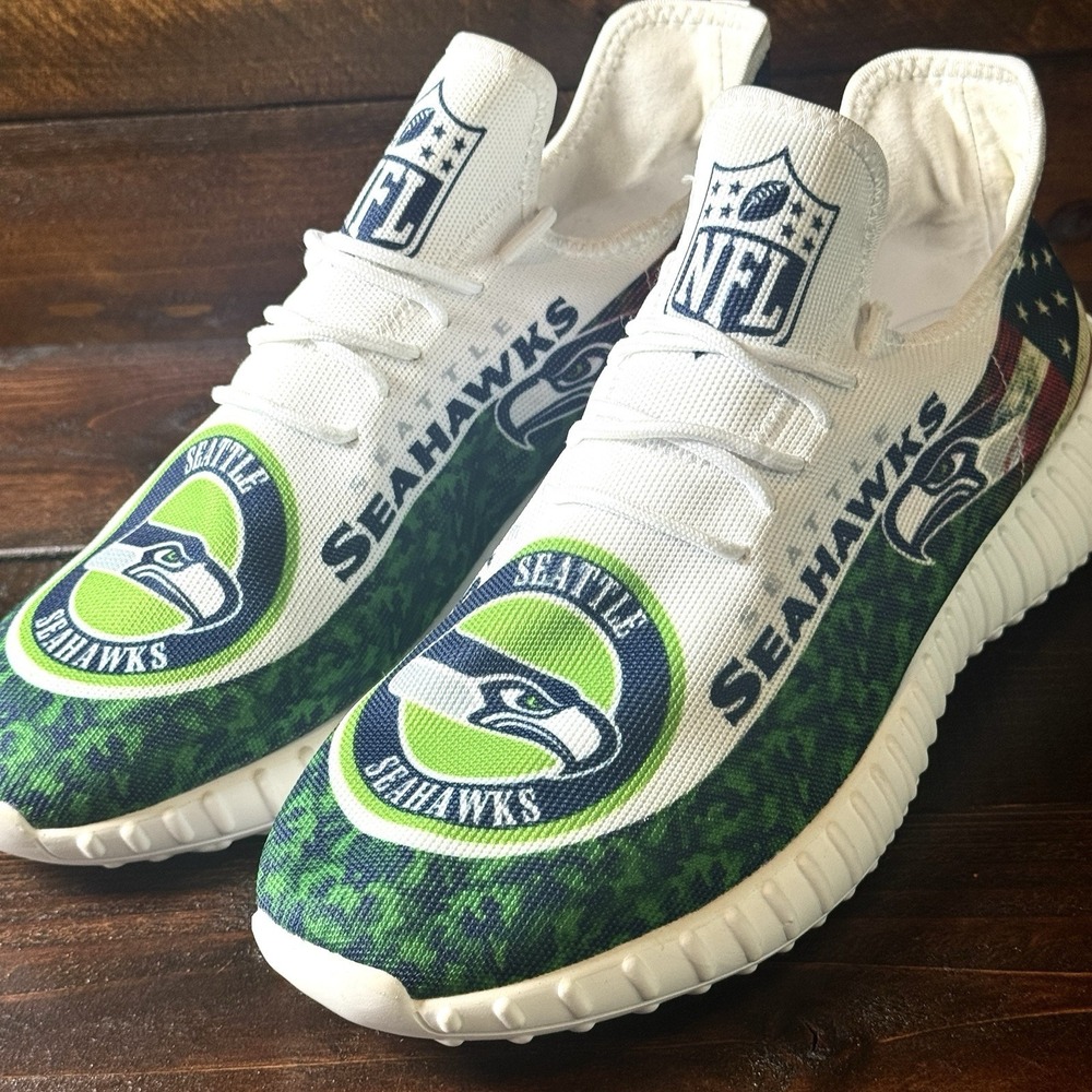 Seattle Seahawks Pizzazz NFL Max Soul Sneakers Men's 12M Lightweight